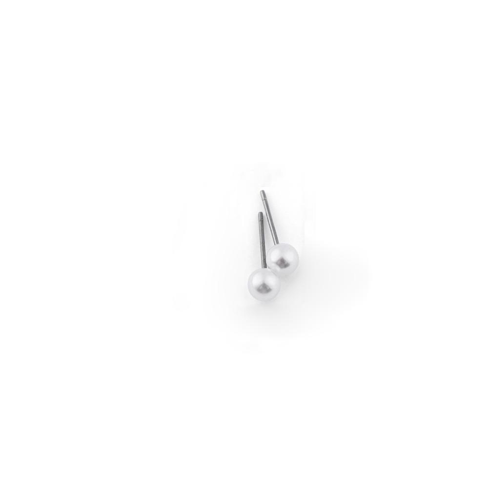 4mm 5mm 6mm 8mm 10mm 12mm Round Ball Earrings Round Shape Ear Stud  Wedding Engagement