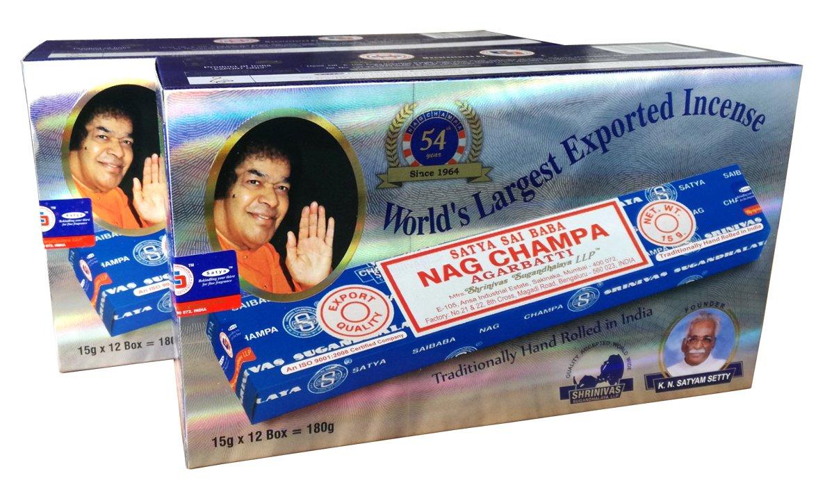 

SATYA Саи Баба Нагу Чампа 15г набор из 24 коробок