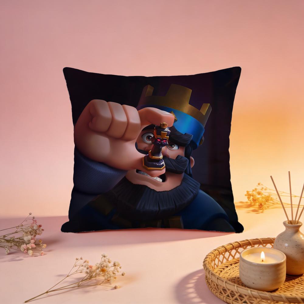 

Stylish CClash Royaleable Cushion Cover Comfortable Durable Pillow Cover MultiScene for Home Office Car Sofa 30X30cm