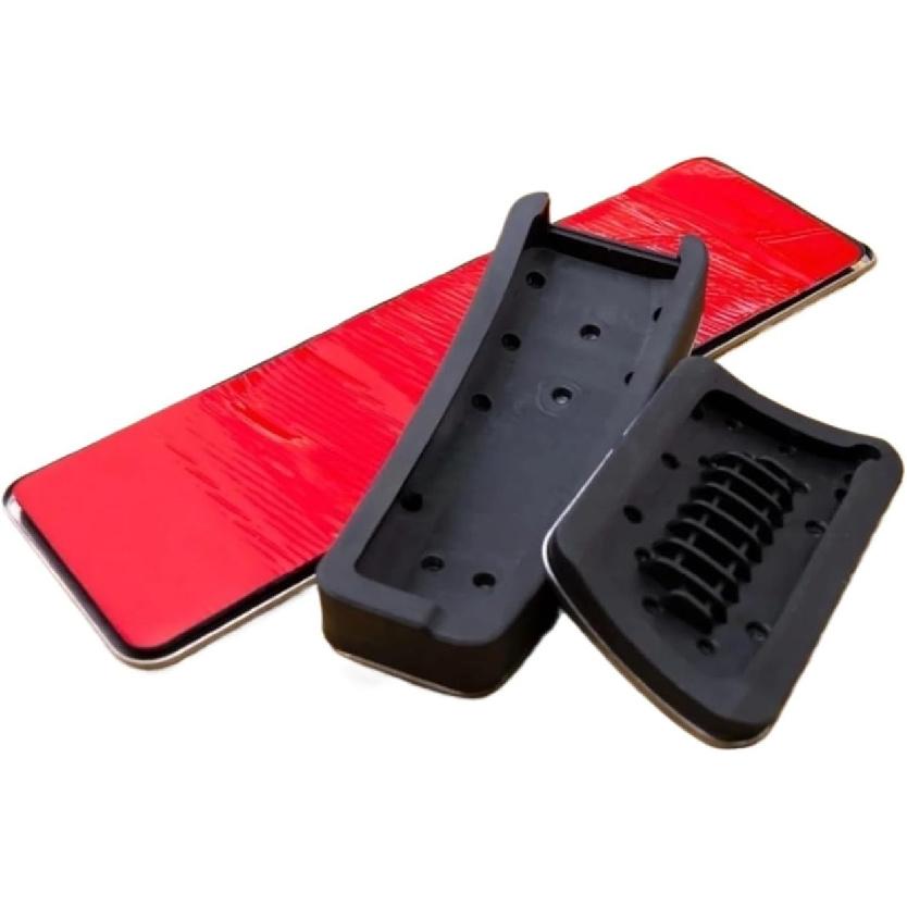 Compatible With Maserati Ghibli Levante Quattroporte 2014-2024 LHD Stainless Steel Footrest Dead Brake Gas Pedal Pad Cover Trim 2023 2022(Footrest