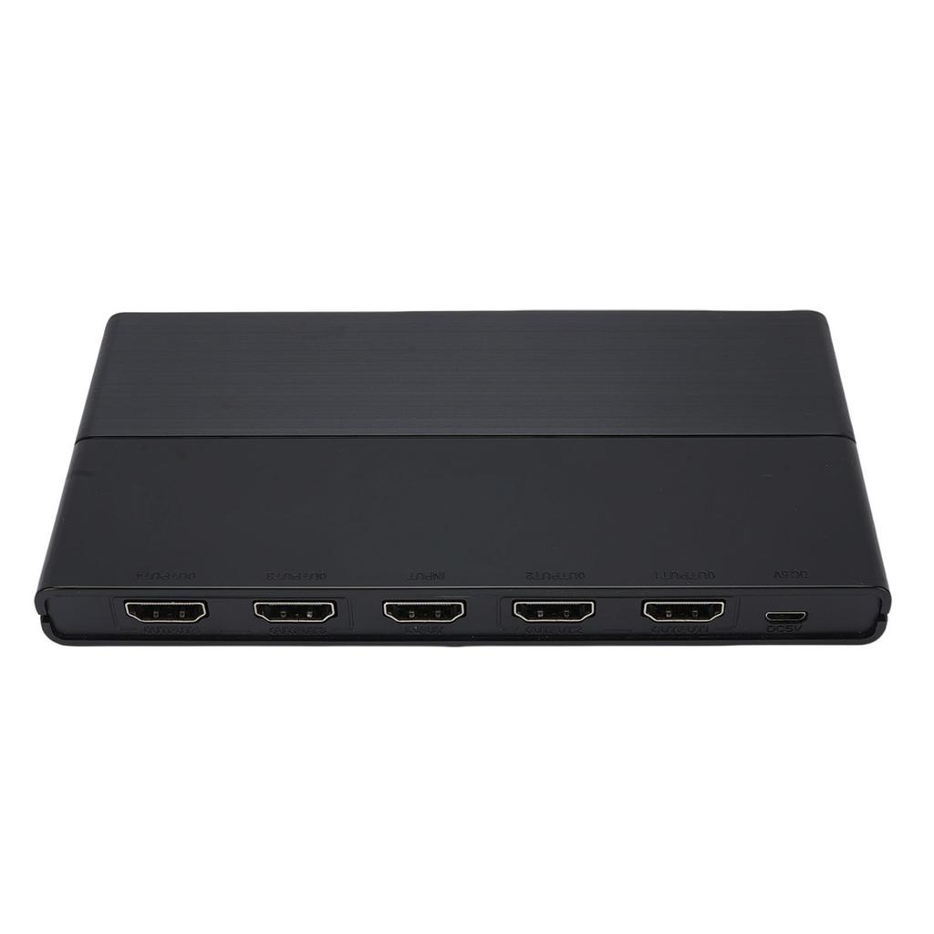 HD Multimedia Interface Splitter 1 in 4 Out 4K 60HZ HD Video Splitter for HDTV Projectors DVD Players Laptops PCs