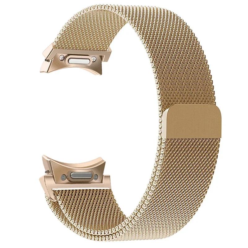 Quick Fit Milanese No Gaps Band for Samsung Galaxy Watch 7 6 5 4 Classic 43mm47mm40mm44mm42mm46mm 5Pro 45mm Magnetic Loop Strap