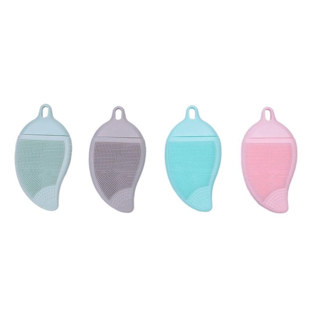 

Soft Massage Brush Silicone Cleanser Tool New Face Cleansing Brush серый