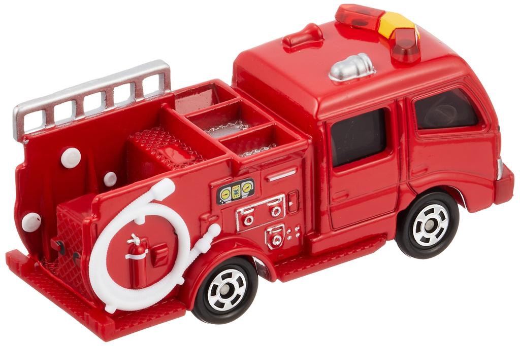 TAKARA TOMY Tomica 041 Morita Pump Fire Truck Miniature Car Toy for Ages 3 and Up No. (Blister Pack)