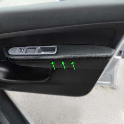 Ochranný kryt výplně dveří s područkou z mikrovláknové kůže pro Peugeot 307 2004 2005 2006 2007 2008 2009 2010 2011 2012