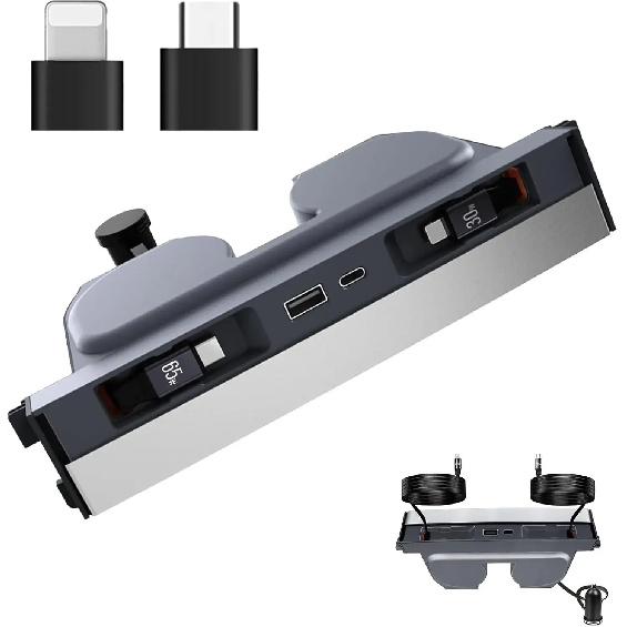 Phone Charger Fast Charging Docking Station For Tesla Model Y Juniper 2026 Model 3 Highland Retractable Center Console USB Hub