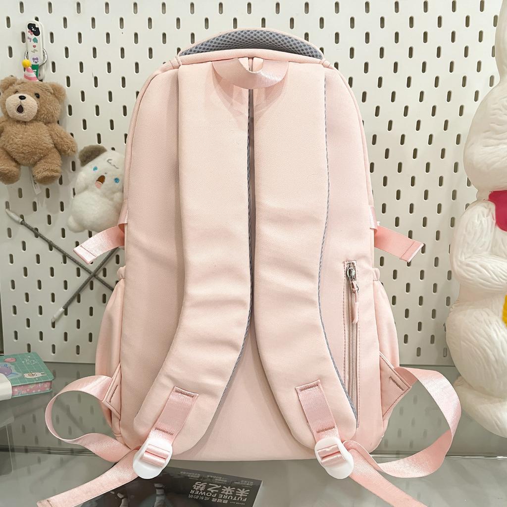 The schoolbag is high-value, fresh and cute, and the second-dimensional schoolbag has a large capacity.