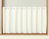 Curtain Heaven Cafe Vorhang, 94,0% UV-Schutz, Isoliert, Nachts schwer einsehbar, Spitze, Spiegel, 4170 Leia Off-White, 145cm Breit x 120cm Lang, 1 Paneel