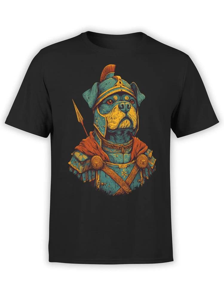Veni Vidi Woof Dog Warrior Tshirt Unisex S