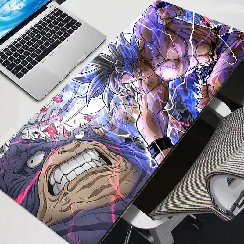 Large Gaming Keyboard Rug Laptop Japan Cool Anime Mouse Pad For LOL Black DBZ Dragon Ball Z Desk Mat PC Gamer Carpet Mousepad