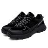 Men's Lightweight Casual Sneakers Non-slip Lace-up Low Hiking Boots Suitable for Hiking  Camping Travel Commuting All Seasons