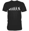 Guitarist Evolution T-Shirt Guitar Bassist Music - Premium Tshirt