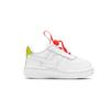 Nike Air Force 1 Toggle Low Top Skateboard Shoes White Red Yellow Infant And Toddler CU5289-102