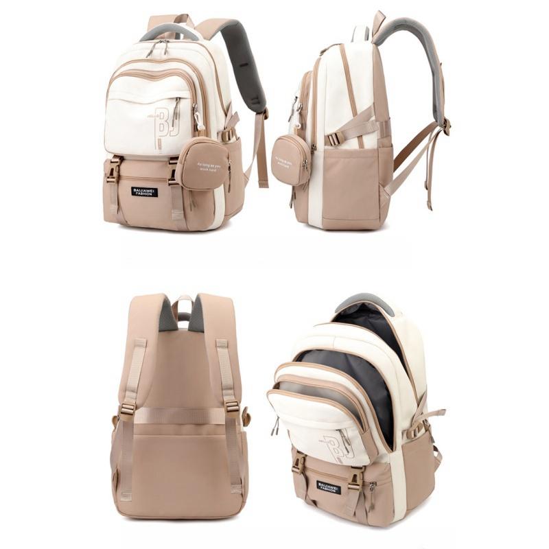 Frühling und Herbst Neue Schulranzen für Grundschüler der 3. bis 6. Klasse für Mädchen, leichter Rucksack für Teenager, wasserdichte Schulranzen aus Nylon für Jungen