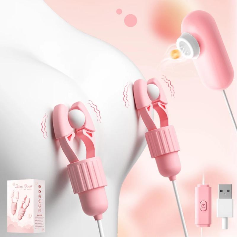 Jade Rabbit Nipple Clamp Vibrator Tongue Licking Suction Jumping Egg Female Adult Toy Erotic Masturbation Pleasure Women Toy