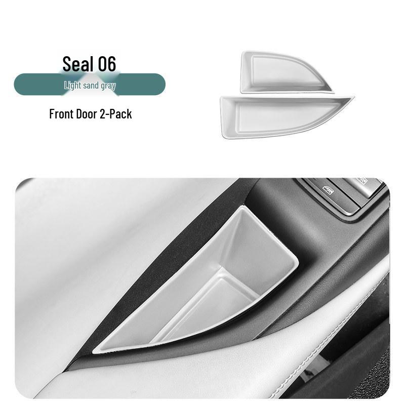 Silicone Storage Box & Interior Leather Pad for BYD Seal 06 Car Door BYD Seal 06