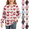 Moletons para crianças meninos e meninas suéter de malha camisa fofa outono gola redonda pulôver tops