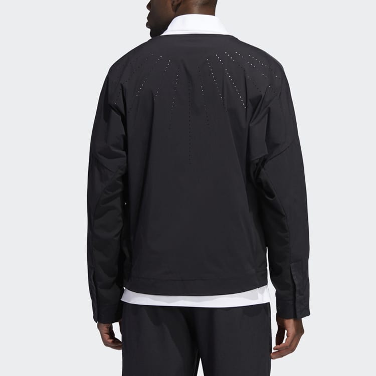 Adidas Jackets Men's Black Baseball Collar Moderate Other GJ5100