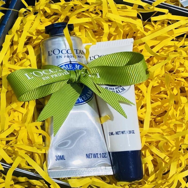 Xiang Le Mei Shea Butter Hand Cream & Lip Balm Gift Set
