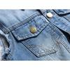 Z 95771 Casual Sleeves Denim Vest Korean Denim Vest