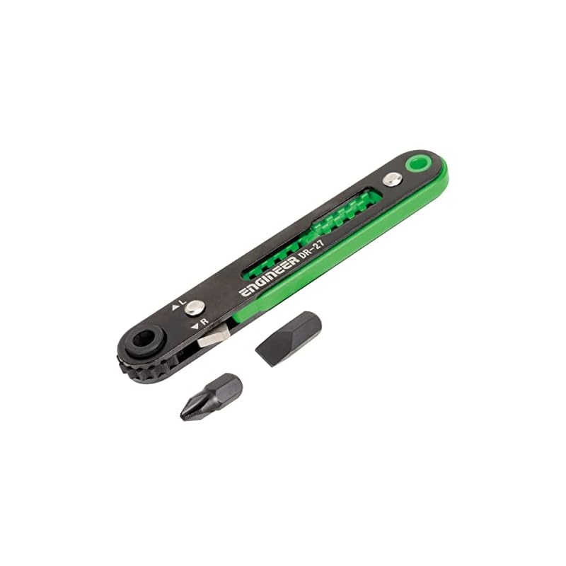 ENGINEER Ultra-thin Ratchet Screwdriver, Slim Design, DR-27