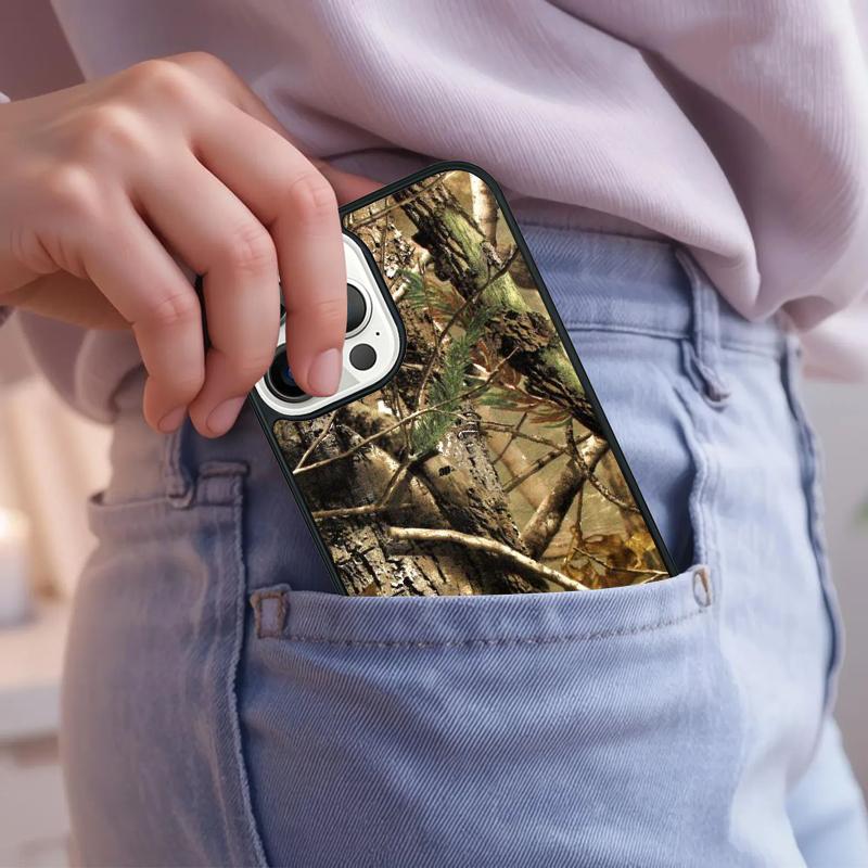 Hunting Camo Phone Case For iPhone 17 Air 15 16e 14 13 Pro Max Coque 12 11 Pro Max PLUS cover