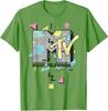 MTV Beach Island Flamingo Logo Vintage Graphic TShirt MTV Sunset Shape Boombox Checker Design Tee Top Unisex on The Moon Outfits