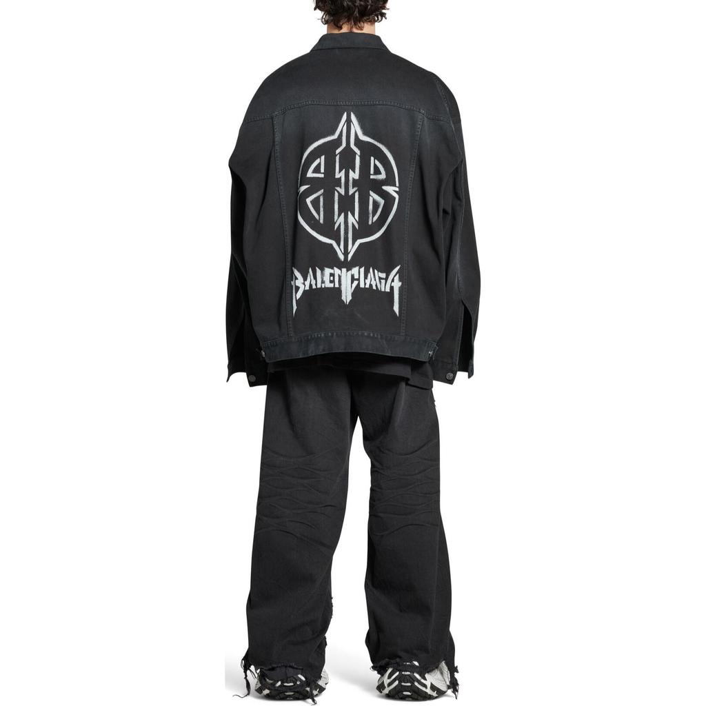 Balenciaga Oversized Button Up Denim Jacket 793892TNW111672