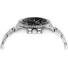 Aibu Silver Black Quartz Watch Water Resistant Men's Business Casual Suit Gift