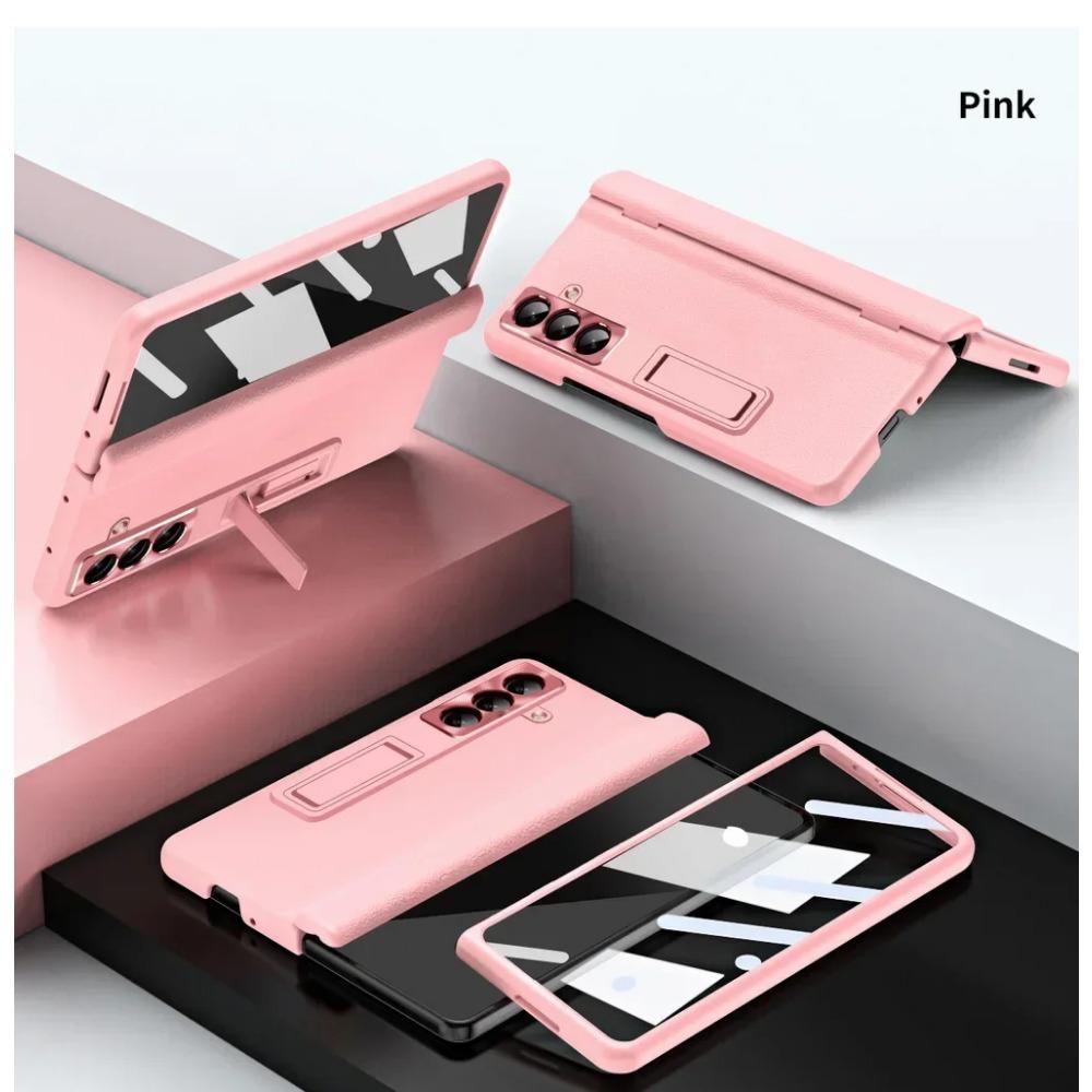 Πολυτελής Επαγγελματικός Αόρατος Ρυθμιζόμενος Στήριγμα Φιλμ από Γυαλί Tempered Θήκη Τηλεφώνου για Samsung Galaxy Z Fold 7 6 5 4 3 Προστατεύει το Πίσω Κάλυμμα