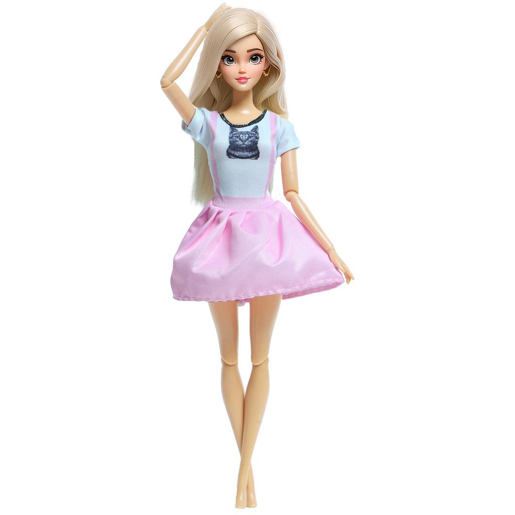 Doll Clothes for 30cm Girl Doll Lot Styles Dress Shorts Shirts Cute Outfits for 1/6 11.5 Inch Doll Girl Toy Kids Gift Accessories