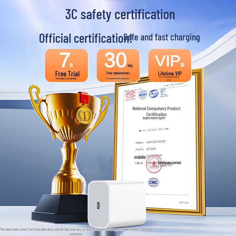Kewo 30W PD GaN Fast Charger Set for iPhone & iPad