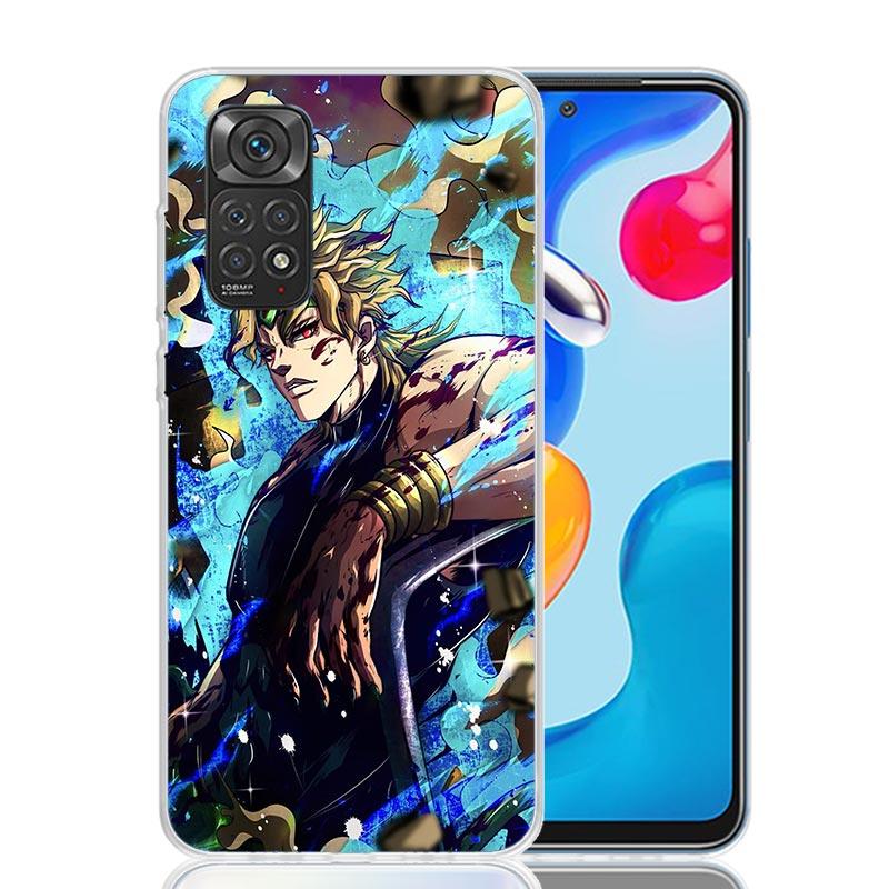JoJo Abenteuer Dio Diego Brando Handyhülle Für Xiaomi Redmi Note 15 14 13 12S 12 Pro Plus 11S 11E 11 11T 10S 10 Kunst Weiches Muster