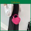 Fashionable Summer 2023 Heart Bag Chic Casual Shoulder Bag With Zipper Closure