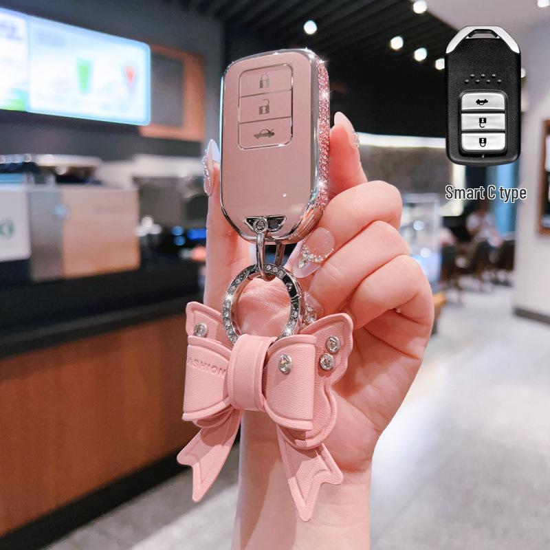 Key Cover for 10th Gen Civic, Accord, Avancier, XR-V, CRV, Vezel, Breeze & Lingpai