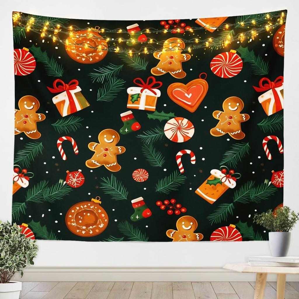 Christmas Santa Claus Wall Hanging Tapestry Christmas Wall Hanging Tree Wall Hanging Gorgeous Christmas Tree Fireplace Gifts