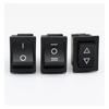 1PCS KCD1 ON-Off 15 * 21mm Black 3 Pin / 6 Pin On/Off/On Rocker Switch AC 6A/250V10A/125V(6 Pin On - Off - On)