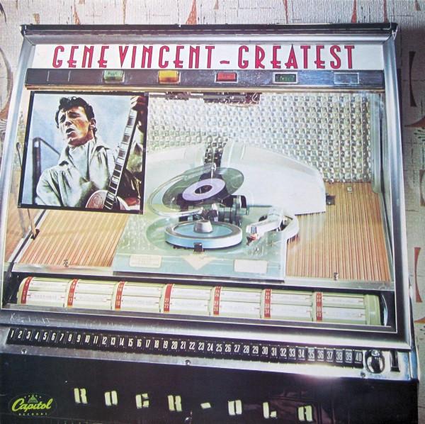 LP Record GENE VINCENT - Gene Vincent Greatest CAPS1001 Capitol Records 1977 UK Rock Used