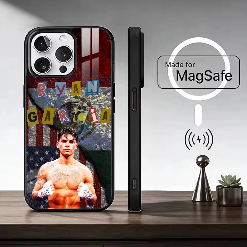 

R-Ryan Garcia Boxing Star Phone Case For iPhone17,16,15,14,13,12,11 Plus,Pro Max, New Magnetic Wireless Charging iPhone17