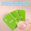 1/2 Sets Magnetic Fraction Demonstration Book Percentage Decimal Fraction Learning Magnetic Tiles Circles Educational Fraction Puzzle Teaching