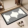 Bathroom Absorbent Mat, Diatom Mud, Non-slip and Dirt-resistant Floor Mat, Bathroom Floor Mat, Toilet Door Leave-in Carpet