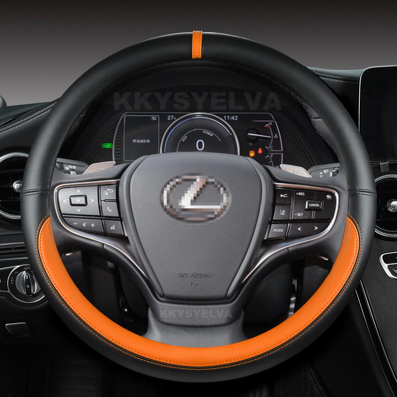 Microfiber Leather Car Steering Wheel Cover For Lexus is250 RX350 is350 GX460 is300 ES350 RC LS NX CT200h Auto Accessories
