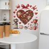 Creative Love Coffee Beans Restaurant Home Background Wall Beautification Wall Stickers