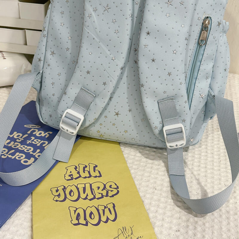 Star Backpack Women's Large Capacity Travel Backpack Student School Bag