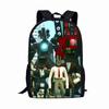 Lightweight Kids School Backpack Boys Girls Anti-Strain Ergonomic Design Cartoon Print Oxford Fabric Bag Elementary