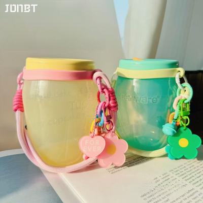 Bunter Creme-Blumen-Becherhalter für Stanley Cup Zubehör Hand-Lanyard Thermische Wasserbecherhülle für Starbucks Tumbler