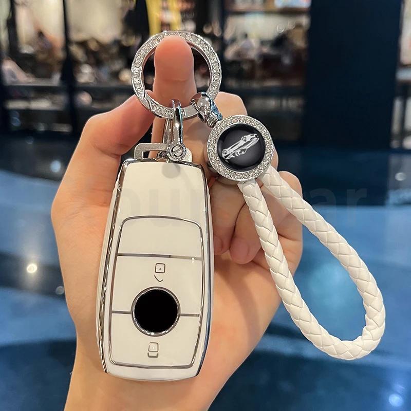 2/3/4 Buttons For Mercedes Benz W177 W205 W213 W222 G63 X167 A C E S G GLS Class Maybach TPU Car Key Cover Case Shell Fob Bag