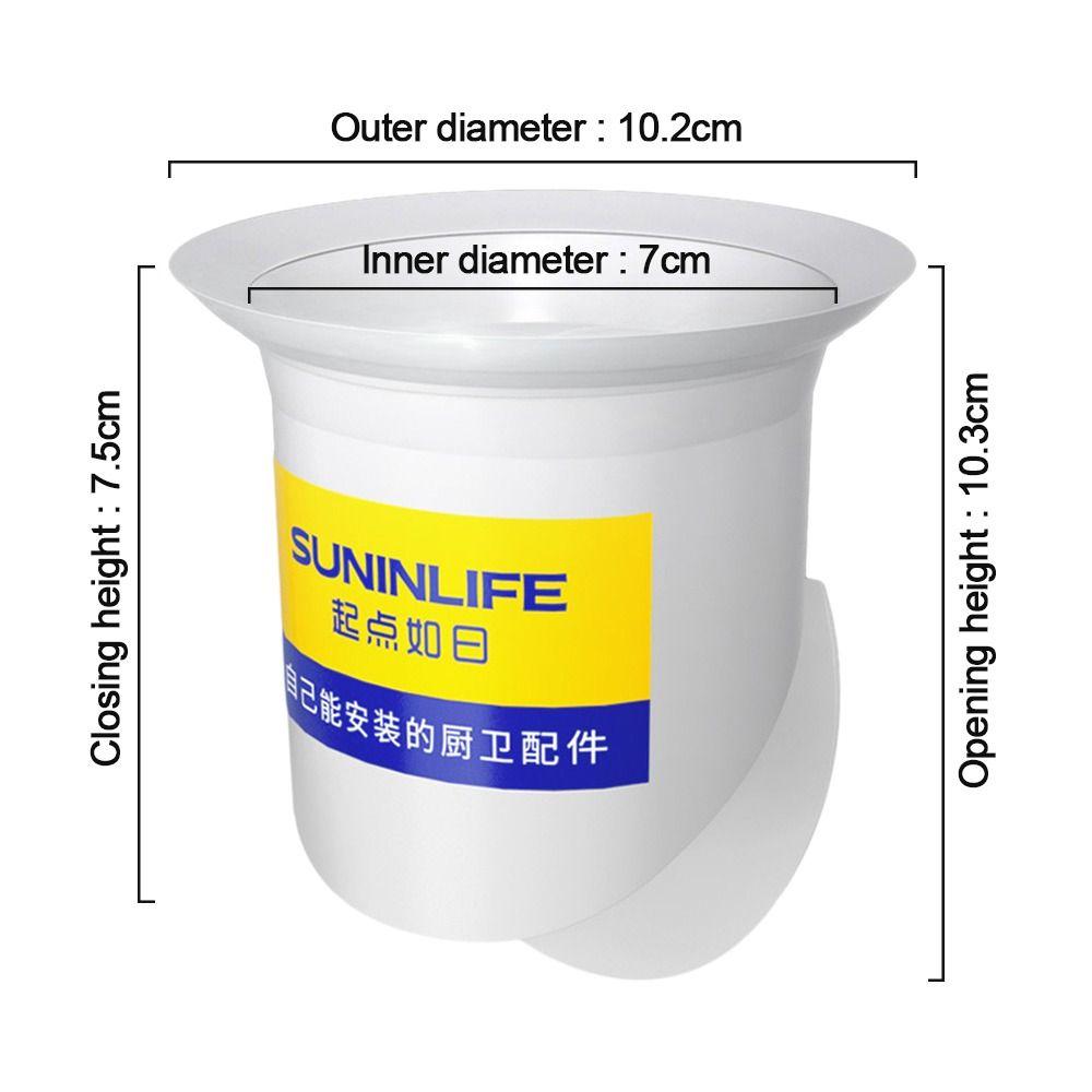 Plastikowy Przykucany Dół Odor Stopper biały Armatura Toaletowa Pokrywa Przeciwdziałająca Blokowaniu Łazienka Toaleta Przykucana