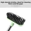Multifunctional Floor Scrub Brush Long Handle Hard Bristle Brush Tile Gap Brush  Household Cleaning