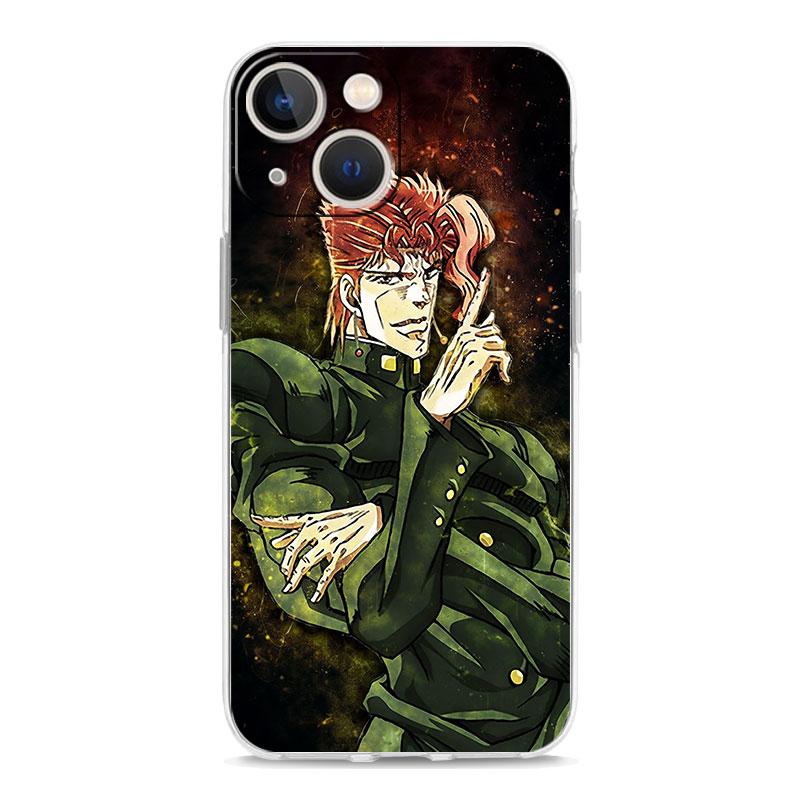 

Jojo Bizarre Adventure Роскошный прозрачный мягкий чехол для телефона iPhone 14 13 12 11 Pro Max XS X XR SE 7 8 Plus Противоударный чехол iPhone 14 Plus
